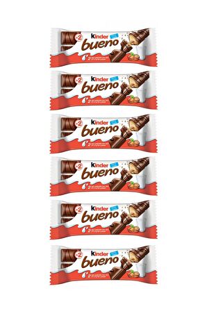 Kinder Bueno 43 Gr X 6 Adet