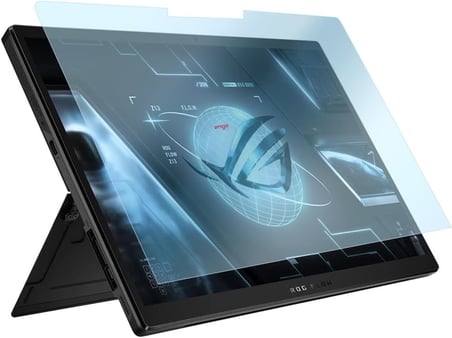 ASUS Rog Flow Z13 13.4 İnç İle Uyumlu Ekran Koruyucu Notebook, 9H Temperli Kırılmaz Esnek Nano Cam, Çizilmeye Ve Darbeye Dayanıklı Laptop Koruma, HD Şeffaf 16:10