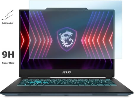 MSI Raider A18 Hx 18 İnç İle Uyumlu Ekran Koruyucu Notebook, 9H Temperli Kırılmaz Esnek Nano Cam, Çizilmeye Ve Darbeye Dayanıklı Laptop Koruma, HD Şeffaf