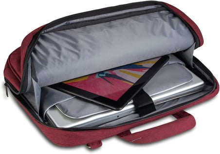 Classone UL165 Ultrabook Serisi Wtx Pro Su Geçirmez Kumaş, Notebook Çantası 13.3 – 15,6 inch uyumlu- Bordo