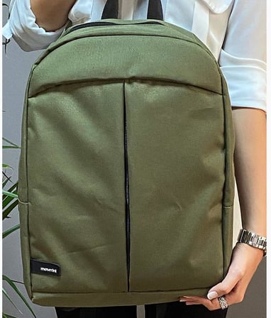 Unisex Smart Slim Laptop-Macbook Sırt Çantası (Haki)