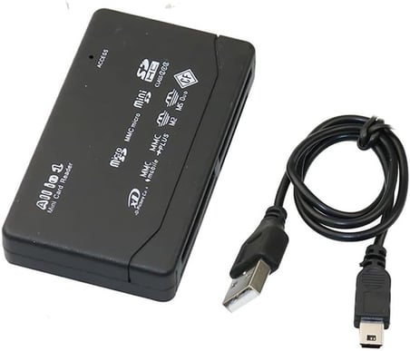 9642 USB Hub Micro Sd Xd Mmc Ms Cf Tf Mini M2 Combo 45 Cm Kart Okuyucu