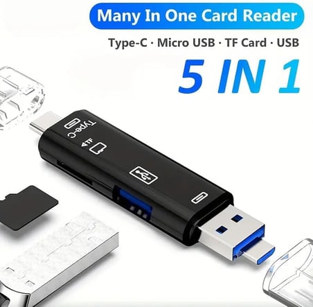STORE OTG 3 in 1 Type-C ve Micro Usb TF Çevirici Dönüştürücü Kart Okuyucu 5068