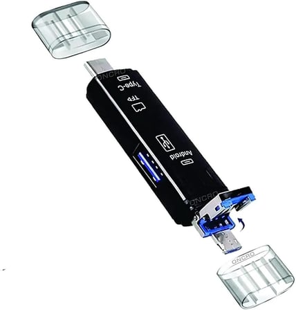 STORE OTG 3 in 1 Type-C ve Micro Usb TF Çevirici Dönüştürücü Kart Okuyucu 5068