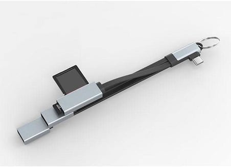 Apera An-81 Typec C Çevirici USB 2.0 USB 3.0 SD Kart ve Micro SD Kart Okuyucu Hub OTG Adaptör