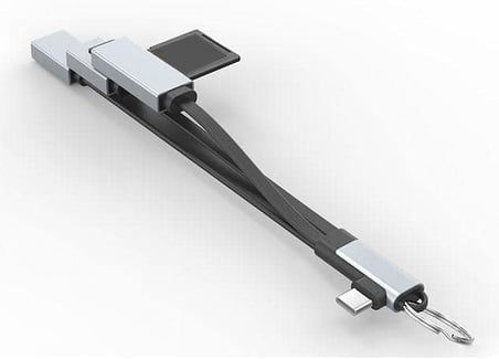 Apera An-81 Typec C Çevirici USB 2.0 USB 3.0 SD Kart ve Micro SD Kart Okuyucu Hub OTG Adaptör