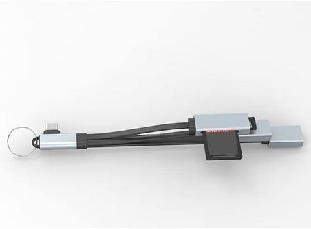 Apera An-81 Typec C Çevirici USB 2.0 USB 3.0 SD Kart ve Micro SD Kart Okuyucu Hub OTG Adaptör