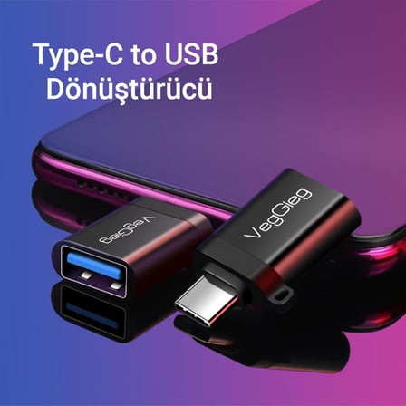 Type-C to USB 3.0 Çevirici Dönüştürücü Adaptör