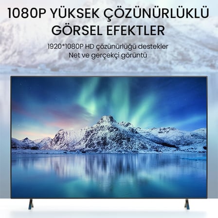 Type-C to VGA 1080P 60Hz Çevirici Dönüştürücü Kablo Adaptör
