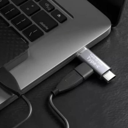 Type C To Lightning/Type C Şarj ve 5Gbps Veri Aktarımı iPhone Yuva Çevirici Dönüştürücü Otg Adaptör Otgbt İkili Paket