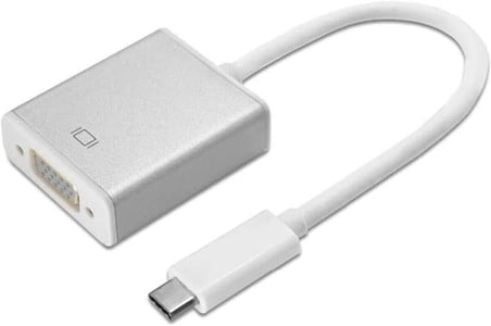 USB 3.1 Type C To VGA Adaptör Çevirici Dönüştürücü