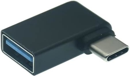 Type C 3.1 To Usb 3.0 Şarj 90 Dirsek Köşe Çevirici Dönüştürücü Adaptör