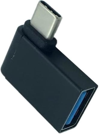 Type C 3.1 To Usb 3.0 Şarj 90 Dirsek Köşe Çevirici Dönüştürücü Adaptör