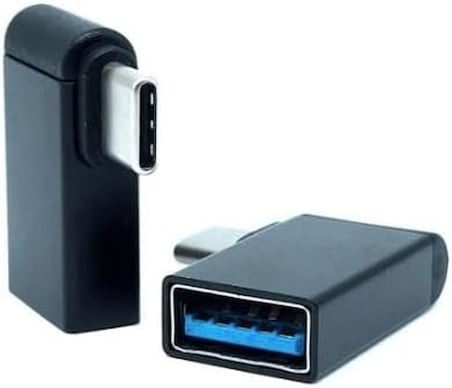 Type C 3.1 To Usb 3.0 Şarj 90 Dirsek Köşe Çevirici Dönüştürücü Adaptör