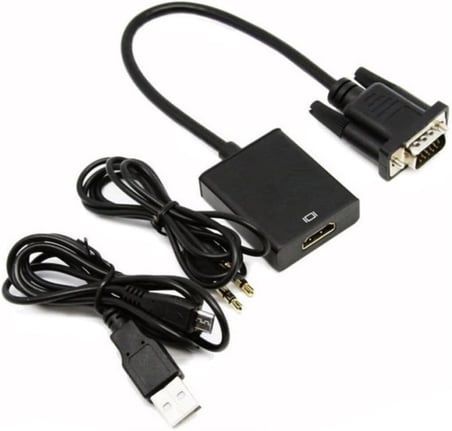 4674 Vga To Hdmi Çevirici Dönüştürücü Adaptör Kablo Ucu Çevirici