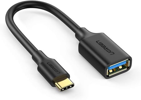 Type-C USB 3.0 Dönüştürücü Adaptör, Siyah