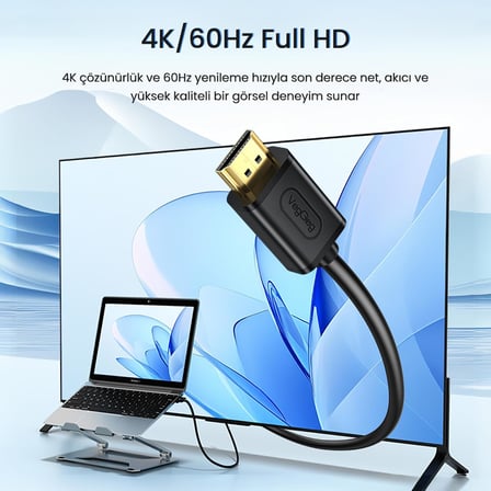 DVI 24+1 to HDMI 2K Dönüştürücü Monitör Kablosu 1 Metre