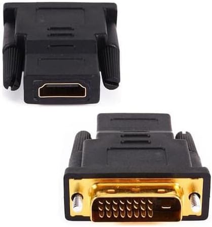PX-1815 DVI to HDMI Adaptör, 24+1 Dvi Erkek to Hdmi Dişi Görüntü Çevirici, 1080P Full HD DVI HDMI Dönüştürücü Aparat, PC Ekran Kartı Laptop Monitör TV Projeksiyon Bağlantı Adaptörü