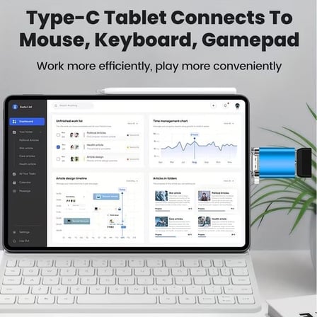 STORE USB Type-C OTG Şarj Data Çevirici USB 3.0 Işıklı (Karışık Renk)