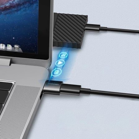 S-H152 Adaptörü USB to Type-C Siyah