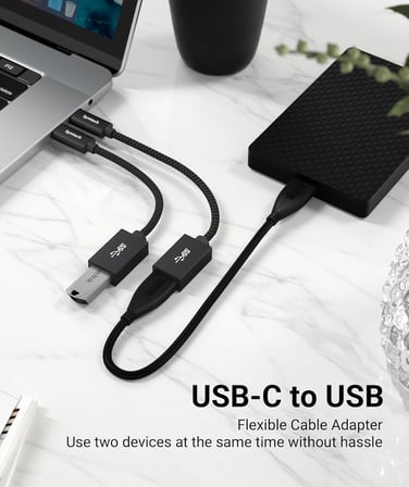 USB C - USB Adaptörü 2 Paketi, USB 3.0 OTG, 10Gbps
