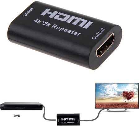 Hdmi Dişi Dişi Uzatıcı Repeater 4K 40 Metre Adaptör Extender