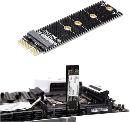 Aars PCIE X1 To M.2 NVMe SSD Kart Adaptörü