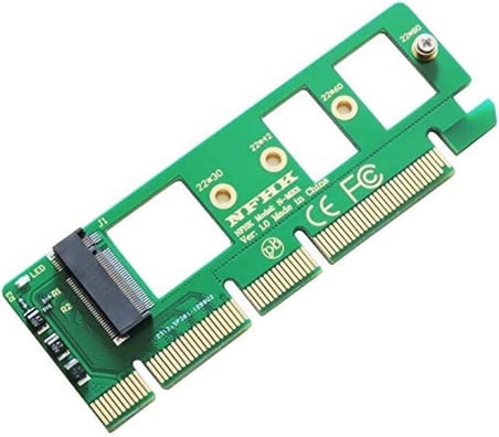M.2 Nvme SSD To Pcıe M2 Key Express 960 Evo Kart Çevirici Dönüştürücü Kart 4387
