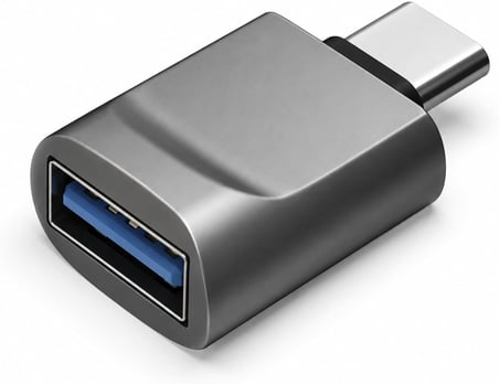 Type-C to USB-A 3.0 OTG Dönüştürücü Adaptör – USB Dişi Type-C Erkek Çevirici – Telefon, Tablet ve Bilgisayar Uyumlu Veri Aktarım Adaptörü