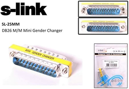 SL-25MM DB25 M/M Mini Çevirici