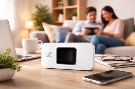 4G LTE Mobil WiFi Router SIM Kartlı Taşınabilir Modem, 3000mAh Batarya 14 Saat Kullanım, 300Mbps Hız, 10 Cihaz Bağlantı, Type-C Şarjlı Ekranlı Cep WiFi Hotspot