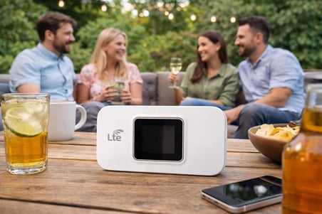 4G LTE Mobil WiFi Router SIM Kartlı Taşınabilir Modem, 3000mAh Batarya 14 Saat Kullanım, 300Mbps Hız, 10 Cihaz Bağlantı, Type-C Şarjlı Ekranlı Cep WiFi Hotspot