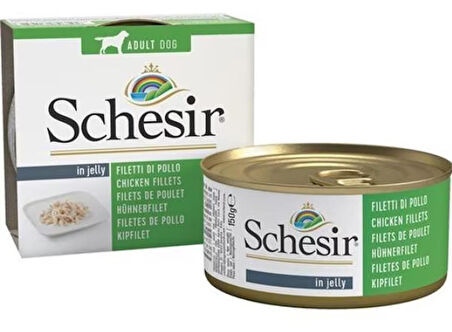 Schesir Tavuk Fileto Köpek Konservesi 150 Gr 12'li