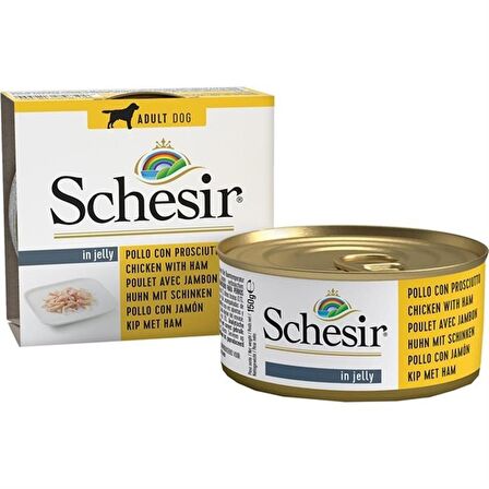 Schesir Domuzlu ve Tavuklu Köpek Konservesi 150 Gr. x 6 Adet