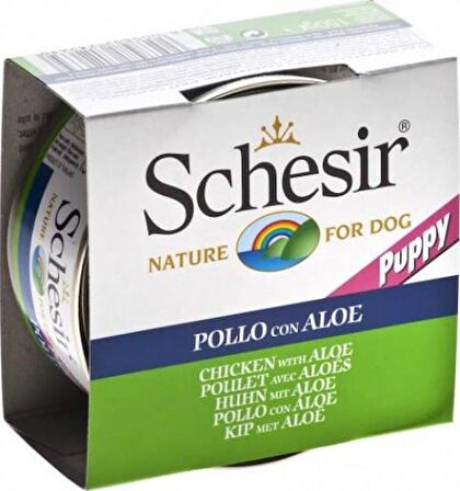 Schesir Aloe Tavuk Fileto Yavru Köpek Konservesi 150 Gr