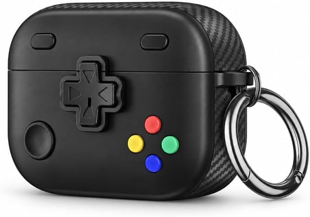 Apple AirPods Pro 3 ile Uyumlu Gamepad Kulaklık Kılıfı Kırmızı