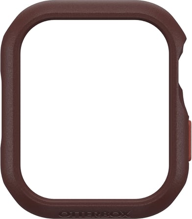 Apple Watch Serisi 9/8/7-45mm için Saat Tamponu, Darbeye ve Düşmeye Karşı Koruyucu, Apple Watch Uyumlu Koruyucu Kılıf, Ekran ve Kenar Koruma, Kahverengi