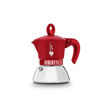 Bialetti Induction Kırmızı Moka Pot 2 Cups