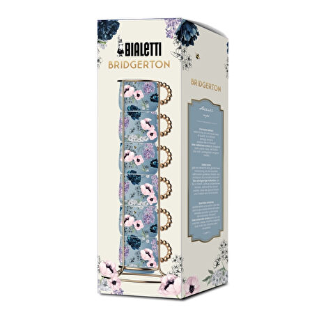 Bialetti Bridgerton Set 6'lı Stackable Espresso Fincan Seti