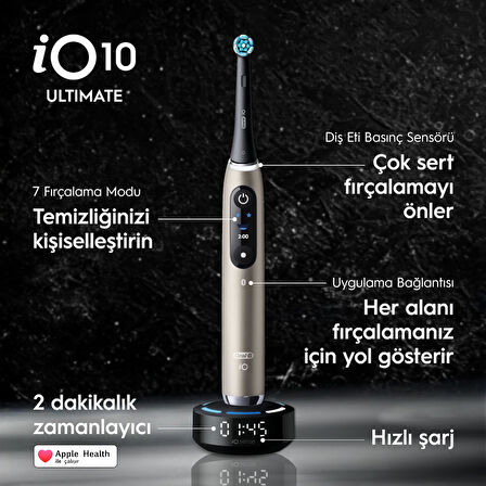Oral-B iO 10 Şarjlı Diş Fırçası - Gold