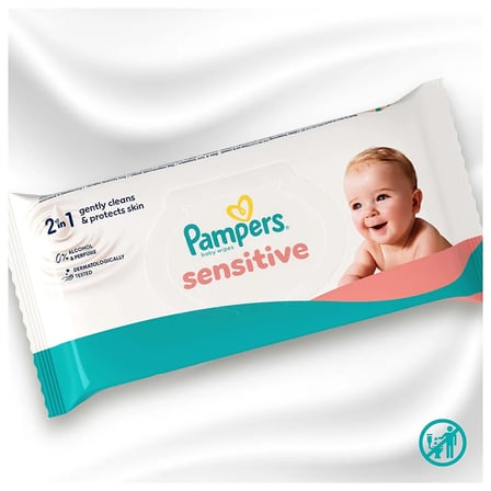 prima pampers sensitive islak mendil 12x80 adet