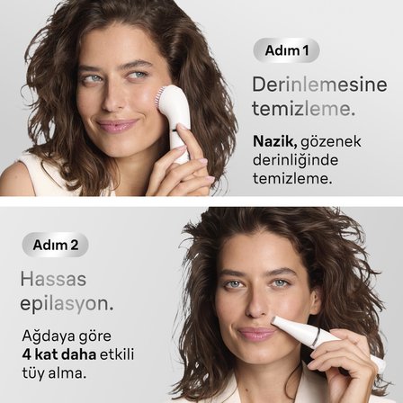 Braun FaceSpa Yüz Epilatörü, Yüz Temizleme Başlığı, 810