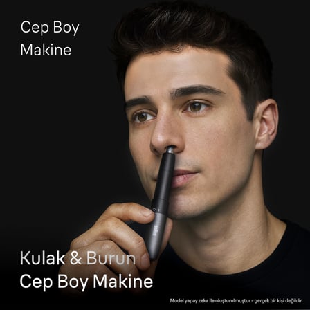 Braun Kulak ve Burun Düzeltici, Cep Boyutu, Çift Bıçak, SkinGentle, EN20