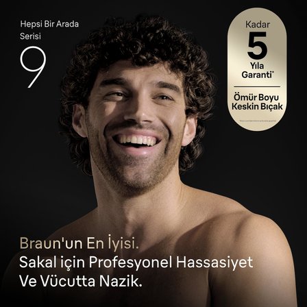 Braun Hepsi Bir Arada Series 9, 23’ü 1 arada Tıraş Kiti, ProBlade, BodyGentle Modu, AIO9520