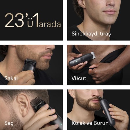 Braun Hepsi Bir Arada Series 9, 23’ü 1 arada Tıraş Kiti, ProBlade, BodyGentle Modu, AIO9520