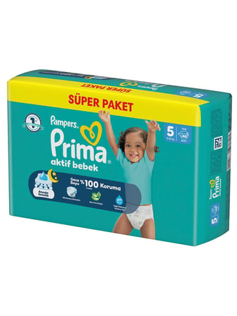 Prıma Bebek Bezi Ab 5 Beden Super Paket 46 Adet - Standart