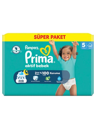 Prıma Bebek Bezi Ab 5 Beden Super Paket 46 Adet - Standart