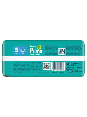 Prıma Bebek Bezi Ab 5 Beden Super Paket 46 Adet - Standart