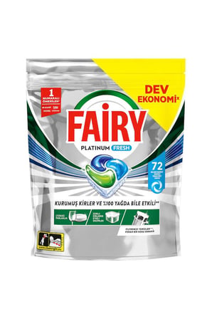Fairy Platinum Fresh Bulaşık Makinesi Kapsülü 72 Yıkama