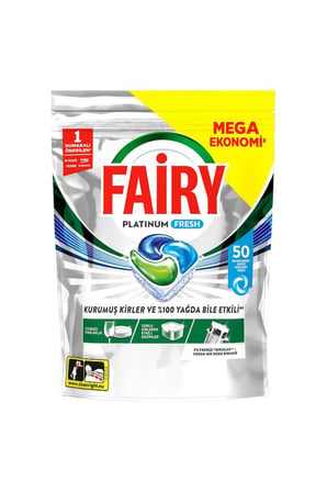 Fairy Platinum Fresh Bulaşık Makinesi Kapsülü 50 Yıkama